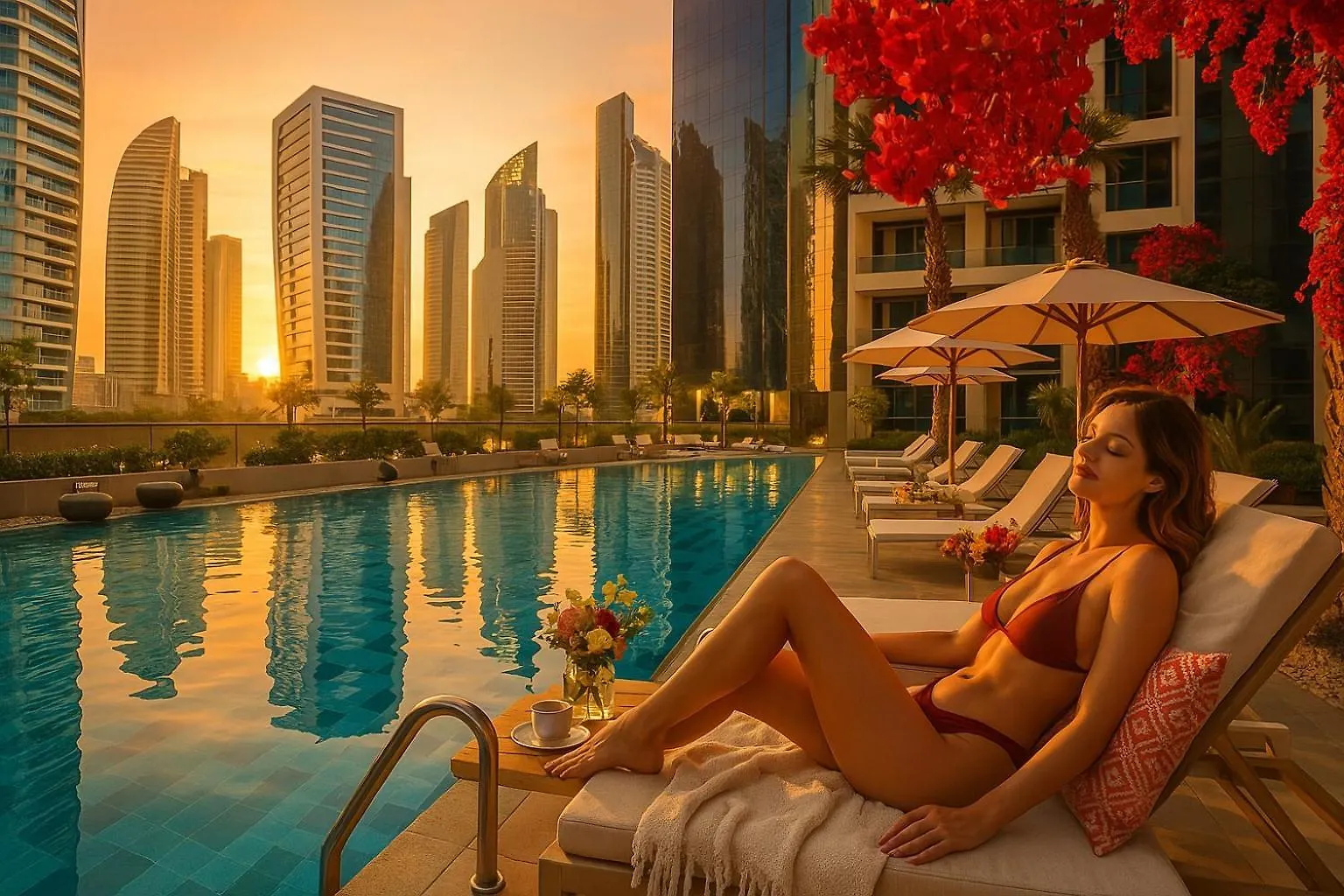 Keyrock Living - Urban Oasis In Zada Tower Appartement Dubai